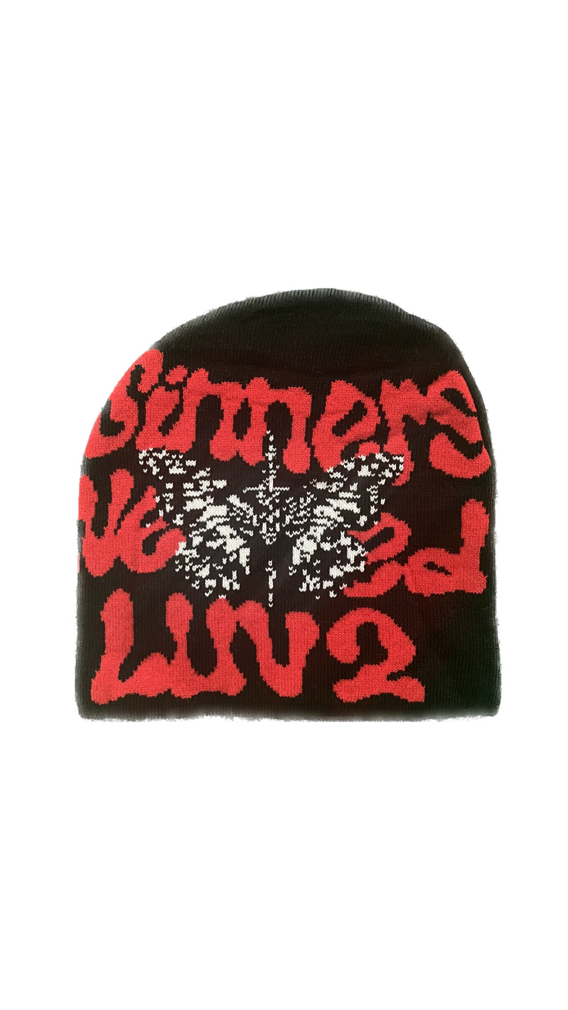 SinnersNeedLuv2 Beanie Black/Red