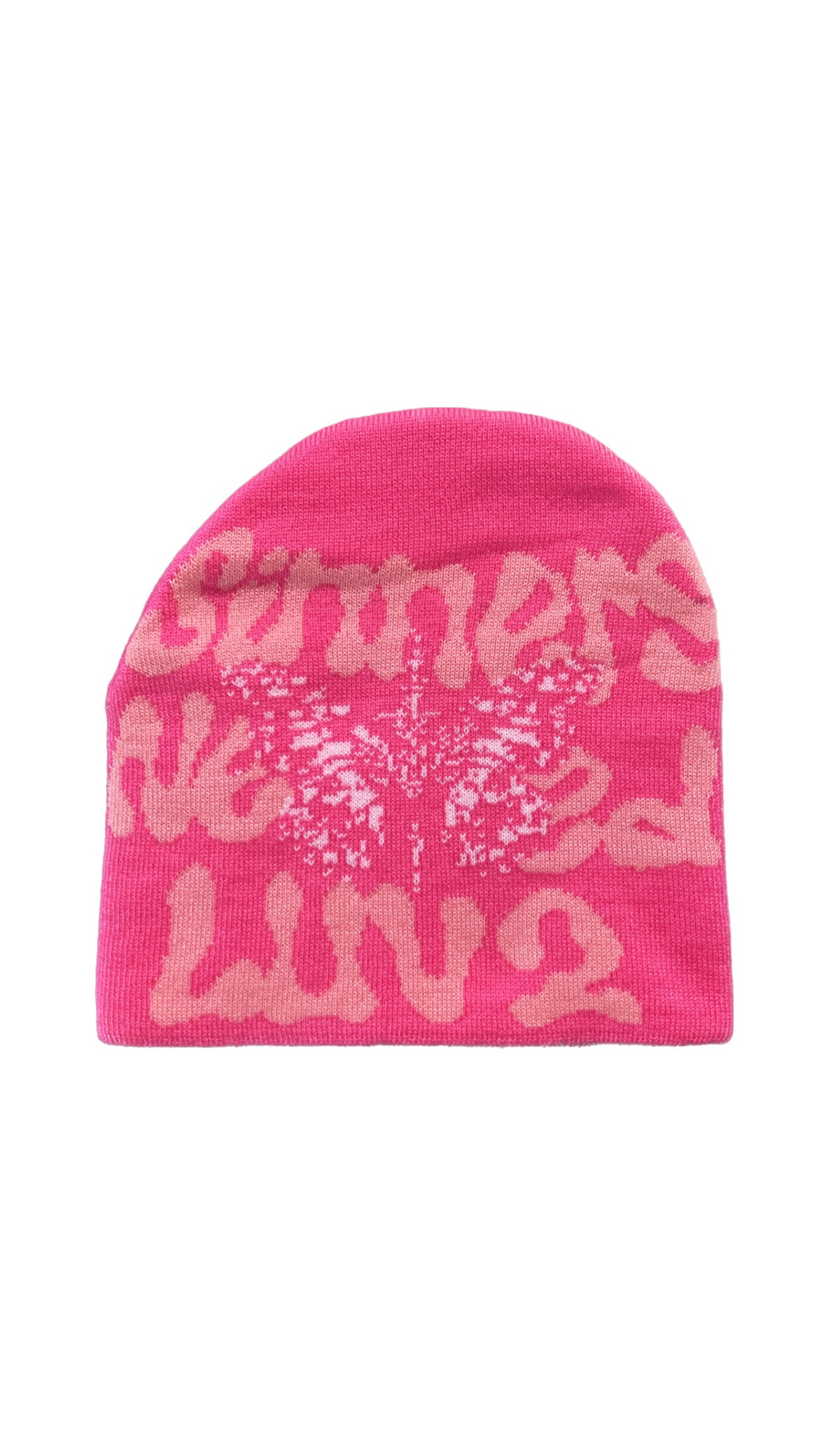 SinnerNeedLuv2 Beanie Hot Pink